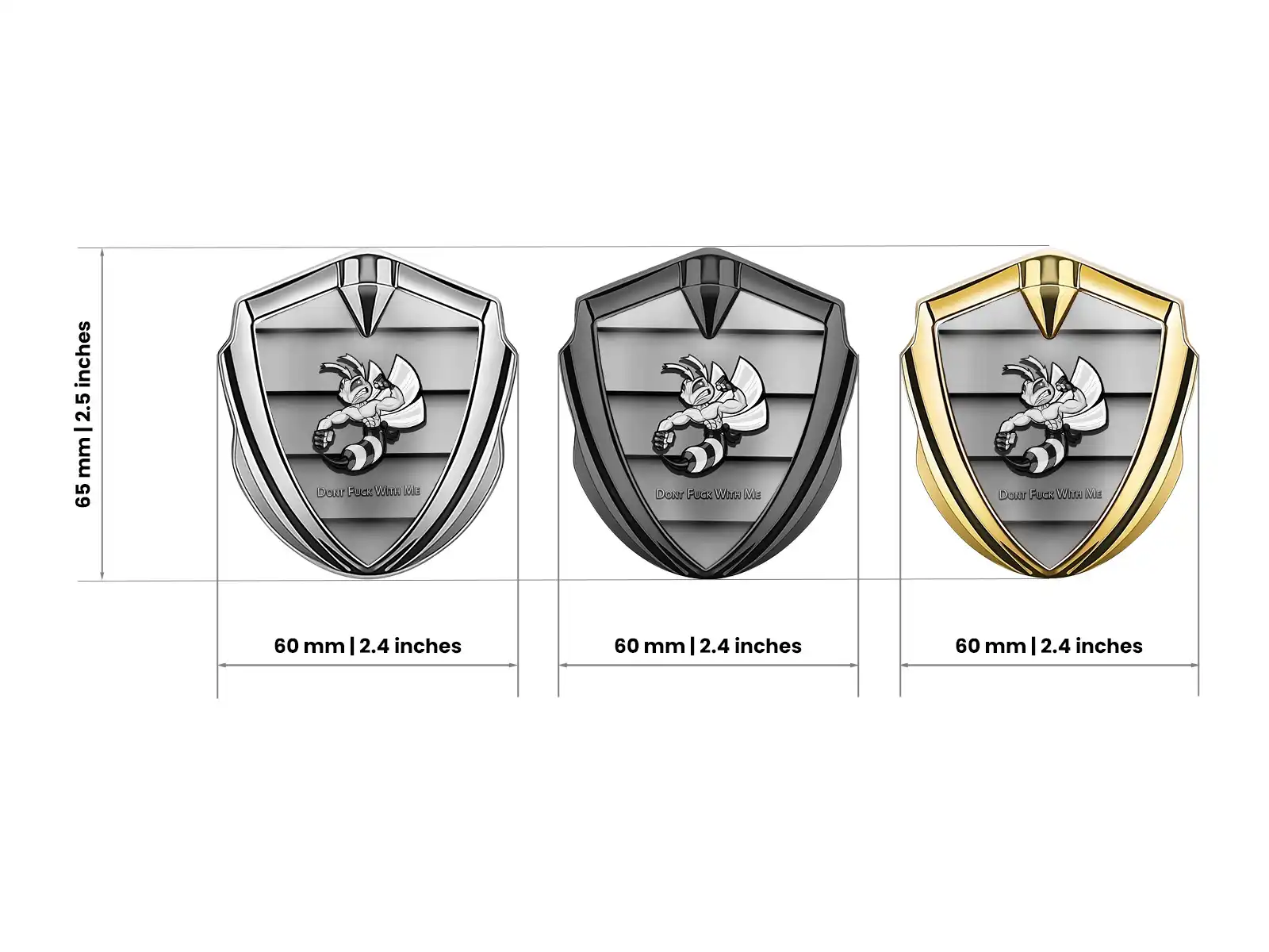 Metal Emblem Badge Standard Stylish